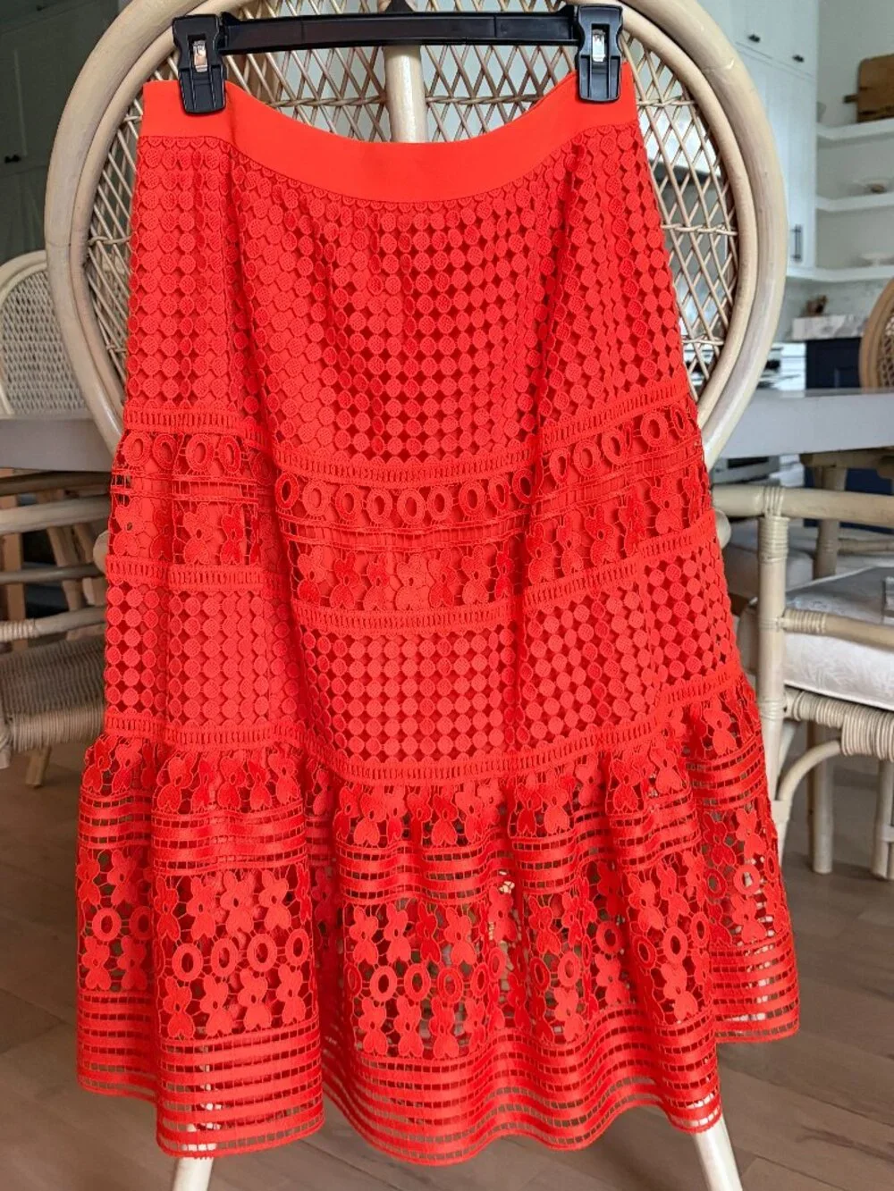 DIANE von FURSTENBURG - Scarlet Midi Skirt - Size 8 - Picture 1 of 3